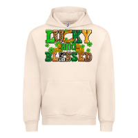 Sandshell lucky and blessed with coins and shamrocks Urban Hoodie - AdoDesignShop