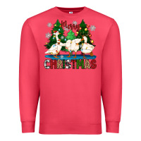 Cardinal merry christmas duck Premium Sweatshirt - Zillion Design Studio