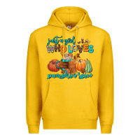 Lemon just a girl who loves pumpkin spice Premium Hoodie - AdoDesignShop