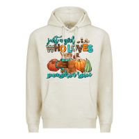 Oatmeal Heather just a girl who loves pumpkin spice Premium Hoodie - AdoDesignShop