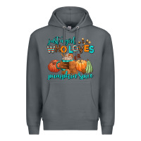Rock just a girl who loves pumpkin spice Premium Hoodie - AdoDesignShop