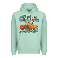 Seafoam just a girl who loves pumpkin spice Premium Hoodie - AdoDesignShop