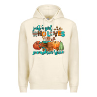 Tofu just a girl who loves pumpkin spice Premium Hoodie - AdoDesignShop