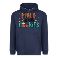 Navy milf and cookies Heavyweight Hoodie - MaliasSmallBusiness