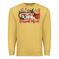 Antique Gold current mood coffee cups Premium Sweatshirt - Zillion Design Studio