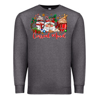 Charcoal Heather current mood coffee cups Premium Sweatshirt - Zillion Design Studio