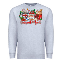 Heather Grey current mood coffee cups Premium Sweatshirt - Zillion Design Studio