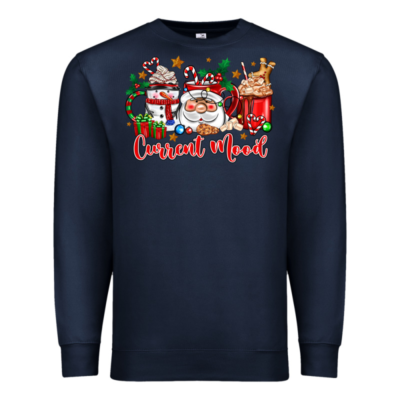 Current Mood Coffee Cups Premium Sweatshirt by Zillion Design Studio | Teevron