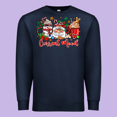Premium Sweatshirt current mood coffee cups