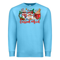 Ocean Blue current mood coffee cups Premium Sweatshirt - Zillion Design Studio