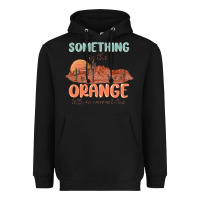 Black something in the orange Heavyweight Hoodie - MaliasSmallBusiness
