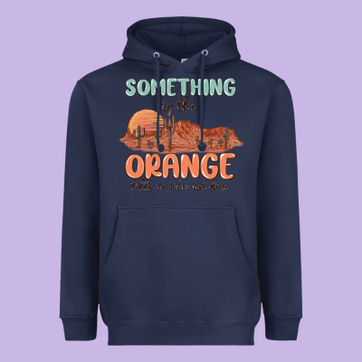 Heavyweight Hoodie something in the orange