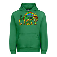 Emerald feeling lucky with coins Urban Hoodie - AdoDesignShop