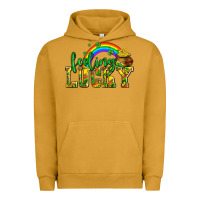 Pigment Peanut Butter feeling lucky with coins Urban Hoodie - AdoDesignShop