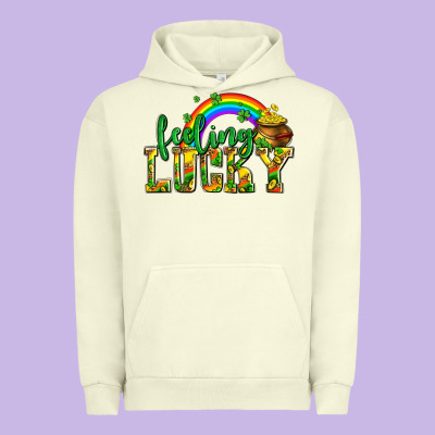 Feeling Lucky With Coins Urban Hoodie Designed By Adodesignshop