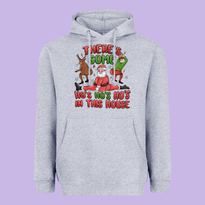 Heavyweight Hoodie there's some ho's ho's ho's in this house