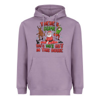 Lavender there's some ho's ho's ho's in this house Heavyweight Hoodie - MaliasSmallBusiness