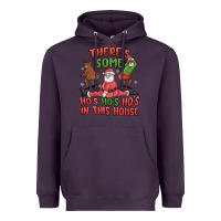 Plum there's some ho's ho's ho's in this house Heavyweight Hoodie - MaliasSmallBusiness