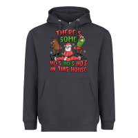 Smoke there's some ho's ho's ho's in this house Heavyweight Hoodie - MaliasSmallBusiness