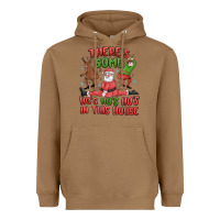 Toasted Coconut there's some ho's ho's ho's in this house Heavyweight Hoodie - MaliasSmallBusiness
