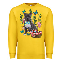 Lemon easter pitbull Premium Sweatshirt - RanaPortraitStore