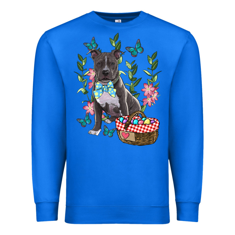 Easter Pitbull Premium Sweatshirt by RanaPortraitStore | Teevron