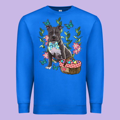Premium Sweatshirt easter pitbull