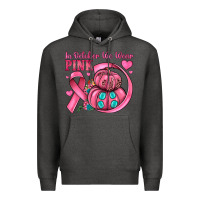 Charcoal Heather in october we wear pink Premium Hoodie - JahusDesignShop