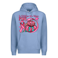 Colony Blue in october we wear pink Premium Hoodie - JahusDesignShop