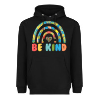 Black be kind autism Heavyweight Hoodie - MaliasSmallBusiness