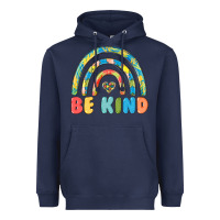 Navy be kind autism Heavyweight Hoodie - MaliasSmallBusiness
