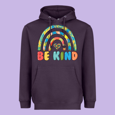 Heavyweight Hoodie be kind autism