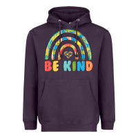 Plum be kind autism Heavyweight Hoodie - MaliasSmallBusiness