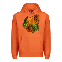 Carrot spider leopard  halloween patch Premium Hoodie - BundleAndBundleShop