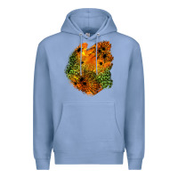 Colony Blue spider leopard  halloween patch Premium Hoodie - BundleAndBundleShop