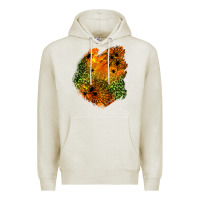 Oatmeal Heather spider leopard  halloween patch Premium Hoodie - BundleAndBundleShop