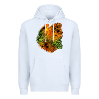 White spider leopard  halloween patch Premium Hoodie - BundleAndBundleShop