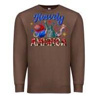 Chestnut howdy america western Premium Sweatshirt - texasbilliewilder