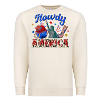 Sandshell howdy america western Premium Sweatshirt - texasbilliewilder