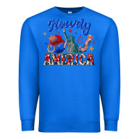 True Royal howdy america western Premium Sweatshirt - texasbilliewilder