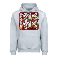 Heather Grey baseball mama Urban Hoodie - Jasminsmagicworld