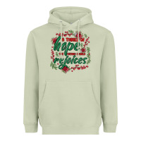 Matcha a thrill of hope the weary world rejoices Heavyweight Hoodie - MaliasSmallBusiness