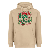 Mushroom a thrill of hope the weary world rejoices Heavyweight Hoodie - MaliasSmallBusiness