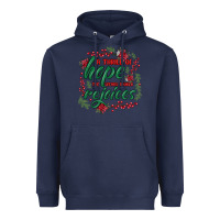 Navy a thrill of hope the weary world rejoices Heavyweight Hoodie - MaliasSmallBusiness