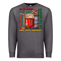Charcoal Heather tis the season Premium Sweatshirt - Zillion Design Studio