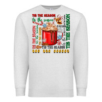 Oatmeal Heather tis the season Premium Sweatshirt - Zillion Design Studio