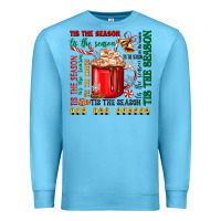 Ocean Blue tis the season Premium Sweatshirt - Zillion Design Studio
