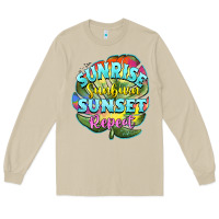 Sunrise Sunburn Sunset Repeat Long Sleeve Tee | Teevron