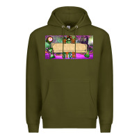 Army Green custom name momster license plate template Premium Hoodie - BundleAndBundleShop