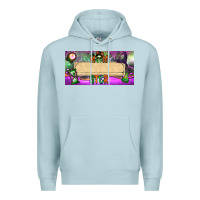 Blue Mist custom name momster license plate template Premium Hoodie - BundleAndBundleShop